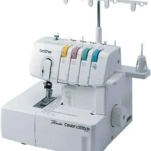 Brother Coverstitch Serger, 2340CV, Sturdy Metal Frame, 1,100 Stitches Per Minute, Trim Trap, Included Snap-on Presser Feet