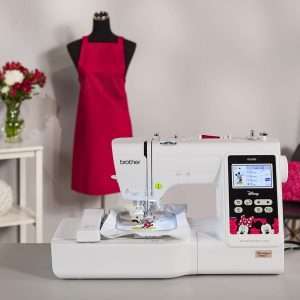 Brother Embroidery Machine, PE550D, 125 Built-in Designs including 45 Disney Designs, 9 Font Styles, 4 x 4 Embroidery Area, Large 3.2 LCD Touchscreen, USB Port - 11