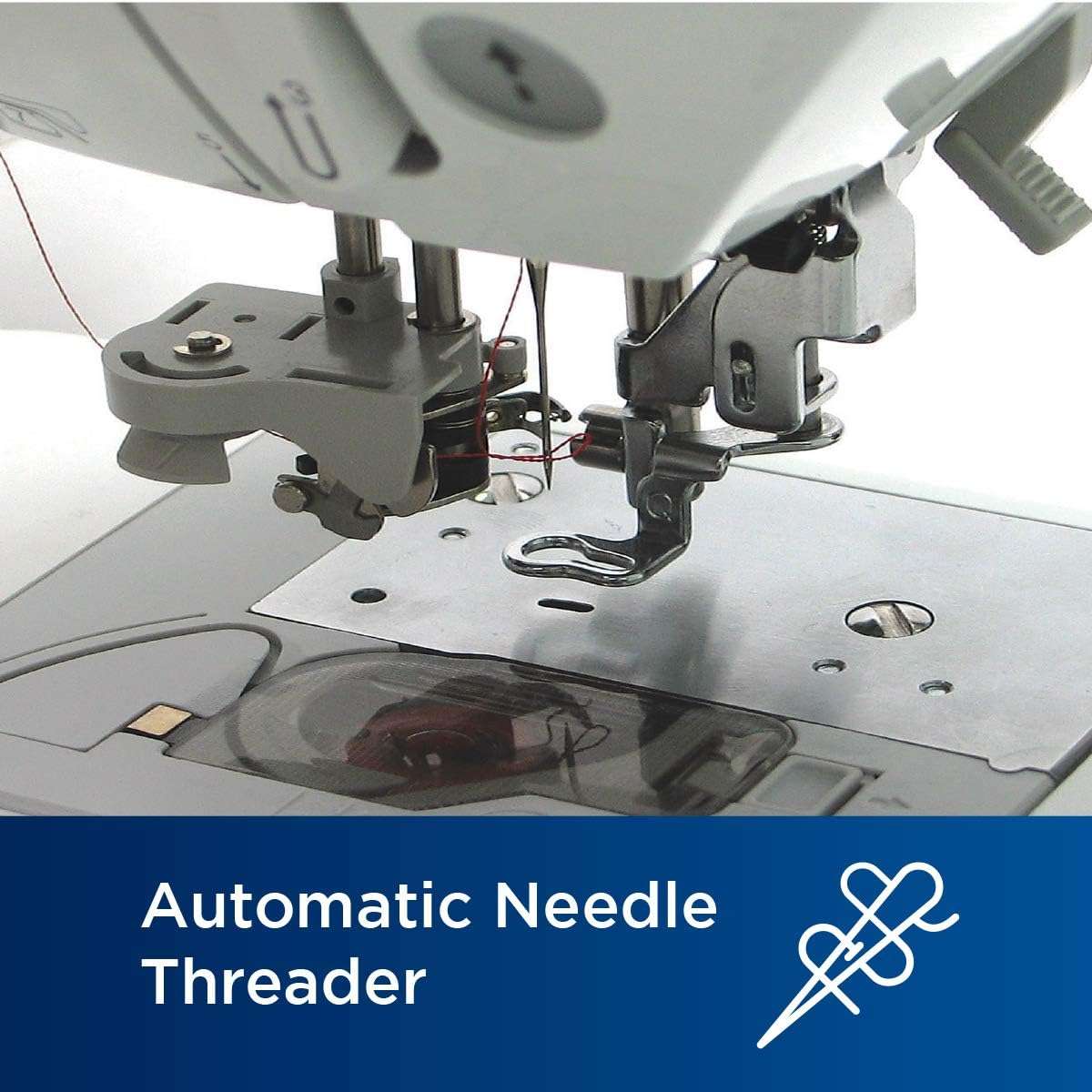 Brother Embroidery Machine, PE550D, 125 Built-in Designs including 45 Disney Designs, 9 Font Styles, 4 x 4 Embroidery Area, Large 3.2 LCD Touchscreen, USB Port - 5