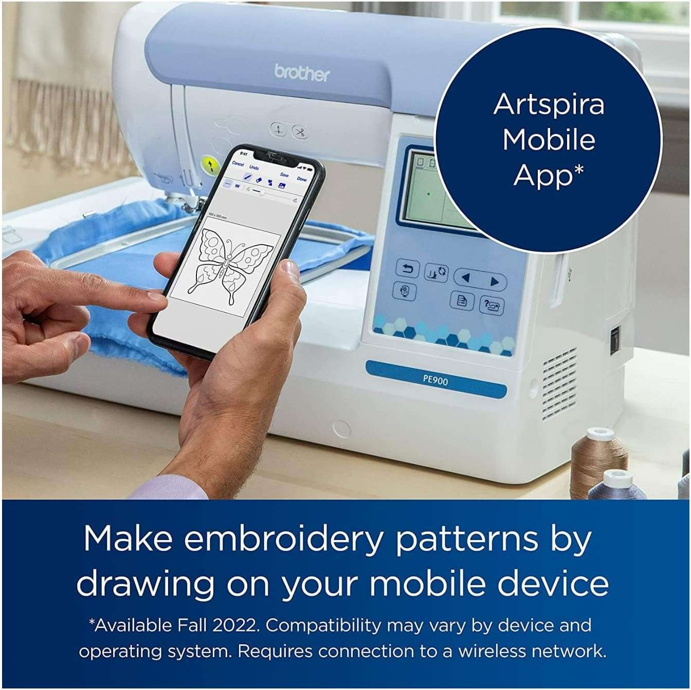 Brother PE900 Embroidery Machine with WLAN - 4