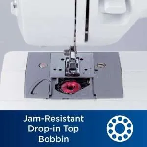 Brother Sewing Machine, XM2701, Lightweight Machine with 27 Stitches, 6 Included Sewing Feet
