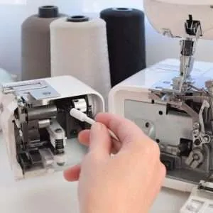 Lumina Point Serger Sewing Machine, Strong 2/3/4 Serger Thread Capability, Sewing Machine for Adults, Metal Frame Overlocker Sewing Machine, Ideal for Sewing Projects & Edges