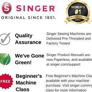 SINGER | 4423 Heavy Duty Sewing Machine With Included Accessory Kit, 97 Stitch Applications, Simple, Easy To Use & Great for Beginners