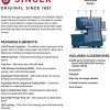 SINGER - S0230 Serger Overlock Machine With Included Accessory Kit - Heavy Duty Frame - 1300 Stitches Per Min - 4 Thread - Differential Feed - Making The Cut Edition, Blue - 4