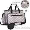 Case with Removable Padding Pad, Travel Case for and Accessories (Fit for Most Standard Machines), Gray Dots 3