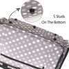 Case with Removable Padding Pad, Travel Case for and Accessories (Fit for Most Standard Machines), Gray Dots 5