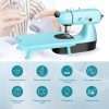 Mini Sewing Machine, Electric Sewing Machine with Sewing Bag, Expansion Board, LED Light, Fast Stitch Suitable for Clothes,Cutains,Jeans,DIY Home Travel - 5