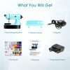 Mini Sewing Machine, Electric Sewing Machine with Sewing Bag, Expansion Board, LED Light, Fast Stitch Suitable for Clothes,Cutains,Jeans,DIY Home Travel - 7