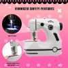 's Machine For Beginners And Kids, Dual Speed Portable Machine with Fabric, Black Mannequin 4