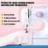 rxmeili Sewing Machine Portable mini Electric Sewing Machine for beginners 12 Built-in Stitches 2 Speed with Foot Pedal，Light, Storage Drawer - 7