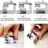Hemmer Sewing Machine Presser Hemmer for Brother Singer Janome Low Shank Sewing Machine Use Rolled Hem Presser 3