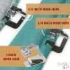 Madam Sew Set 3 Piece Wide Hemmer Kit Includes 1 2, 3 4 and 1 Feet Compatible with Singer, Brother, Babylock, Euro Pro, Janome and More 4