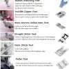 Snap On Sewing Machine Foot for Brother Singer Janome Babylock Kenmore Low Shank Sewing Machine Use 3