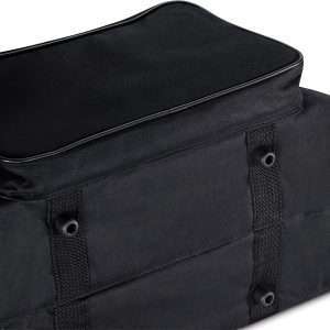 SINGER - Machine Carrying Case, Black, Spacious Case Fits Most Standard Sewing Machines and Sergers, Fully-Padded Interior, Durable Canvas Exterior, Easy Zip, Large Front Pocket, Easy Transport - 4