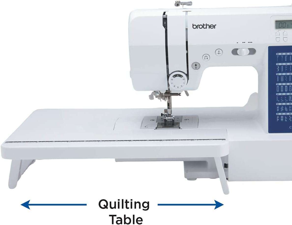 Brother CS7000X Computerized Sewing and Quilting Machine, 70 Built-in Stitches, LCD Display, Wide Table, 10 Included Feet, White - 2