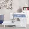 Machine, Computerized, 165 Built-in Stitches, LCD Display, Wide Table, 8 Included Presser Feet, White - 3