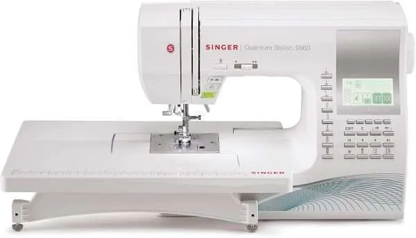 SINGER | 9960 Sewing & Quilting Machine With Accessory Kit, Extension Table - 1,172 Stitch Applications & Electronic Auto Pilot Mode