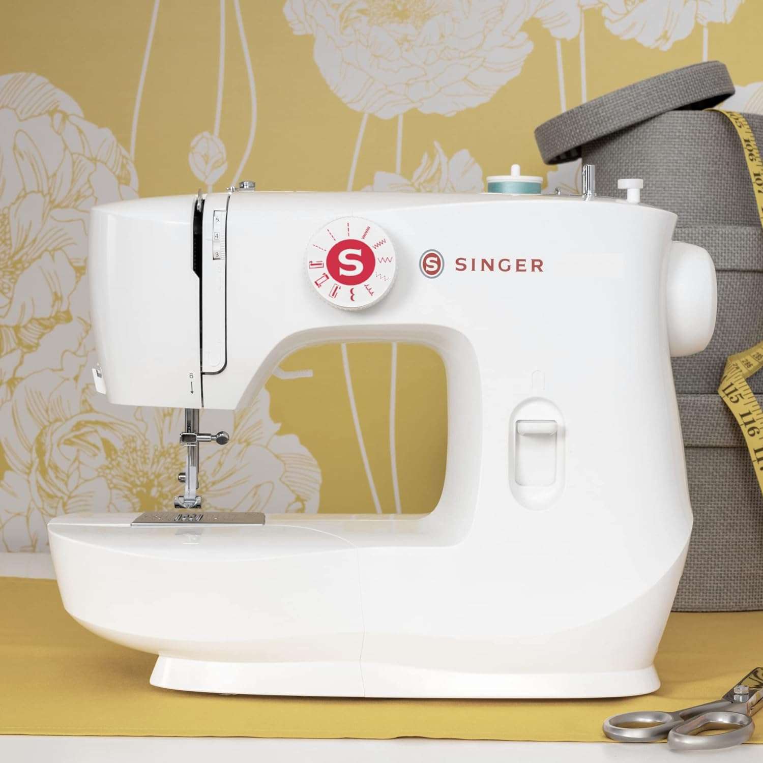 SINGER - MX60 Sewing Machine With Accessory Kit & Foot Pedal - 57 Stitch Applications - Simple & Great for Beginners - 3