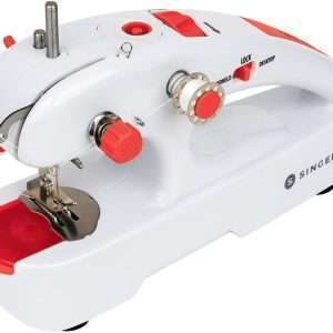 Singer Stitch Quick + (Two Thread) Hand Held Mending Machine, White (01774) - 1