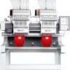 BAi VisionV22-2 Embroidery Machine Double Head Multi Needles Embroidery Machine for Hat, Heavy Duty Structure Industrial Embroidery Machine - 1