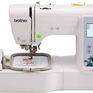 Brother Embroidery Machine, PE535, 80 Built-in Embroidery Designs, 9 Font Styles, 4" x 4" Embroidery Area, Large 3.2" LCD Touchscreen, USB PortBrother Embroidery Machine, PE535, 80 Built-in Embroidery Designs, 9 Font Styles, 4" x 4" Embroidery Area, Large 3.2" LCD Touchscreen, USB Port