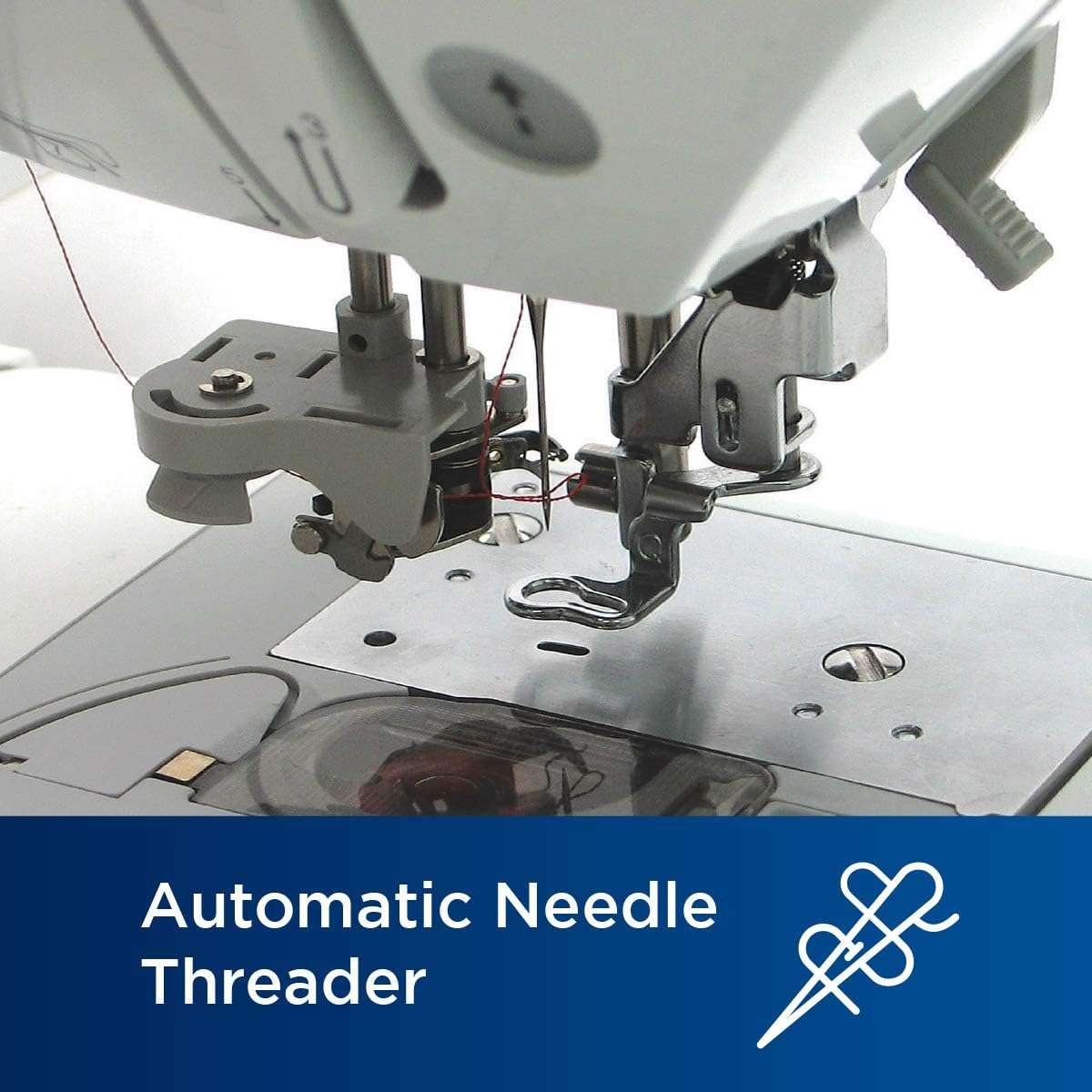 Brother Embroidery Machine, PE535, 80 Built-in Embroidery Designs, 9 Font Styles, 4 x 4 Embroidery Area, Large 3.2 LCD Touchscreen, USB Port - 5