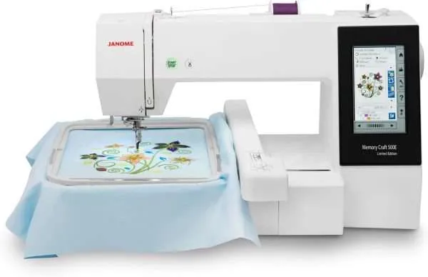 Janome Memory Craft 500e LE Embroidery Machine