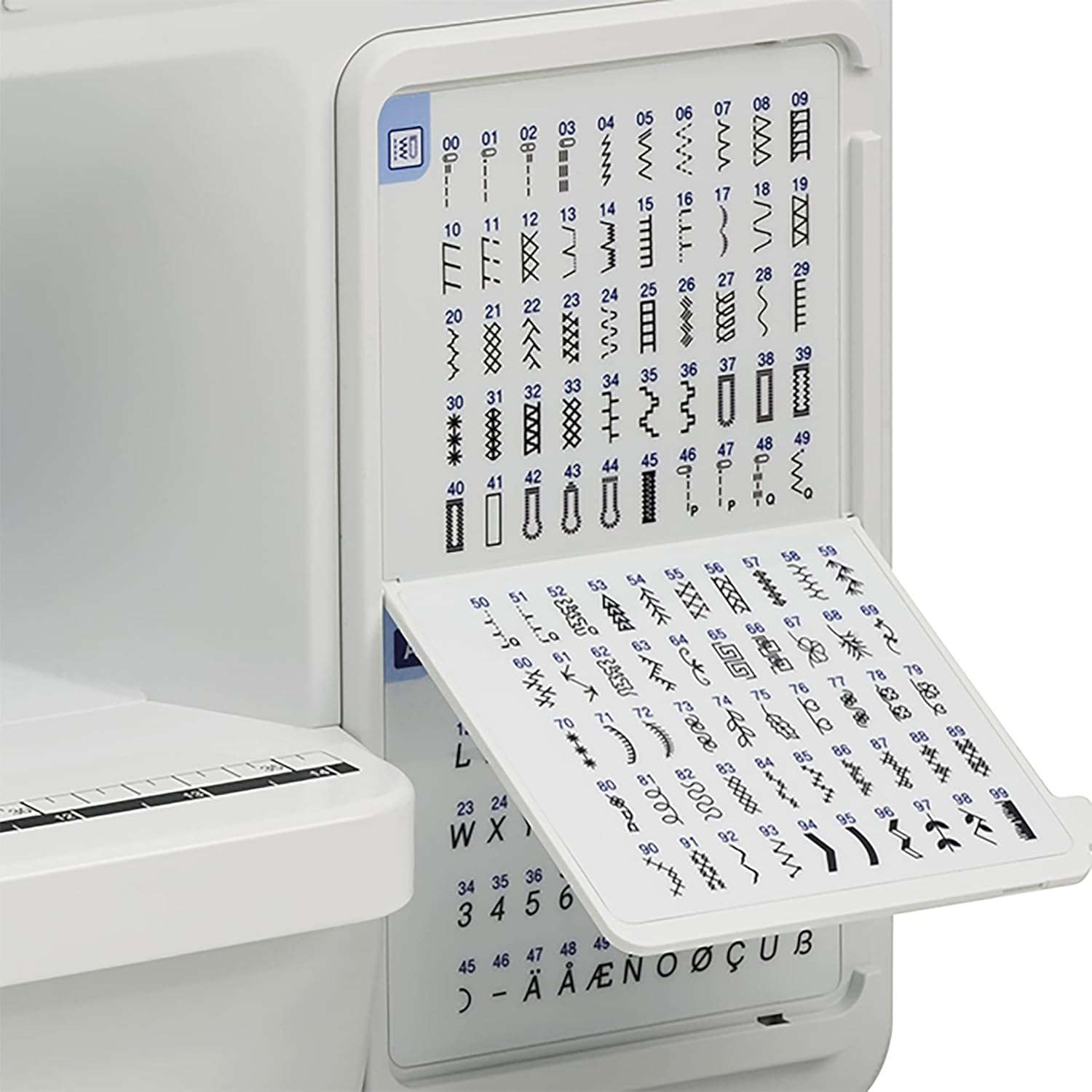 Brother CS7205 Computerized Sewing Machine with Wide Table, 150 Built-in Sewing Stitches, 1 Font, Wide Table, 11 Sewing Feet - 9