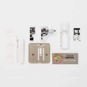 Janome Blue Couture Easy-to-Use Sewing Machine with Interior Metal Frame, Bobbin Diagram, Tutorial Videos, Made with Beginners in Mind! - 8