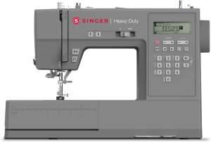 SINGER Heavy Duty 6700C Computerized Sewing Machine with Accessory Kit - Strong Motor with Enhanced Piercing Power, 411 Stitch Applications, LCD Screen, Full Metal frame & 1-step Buttonhole - 1