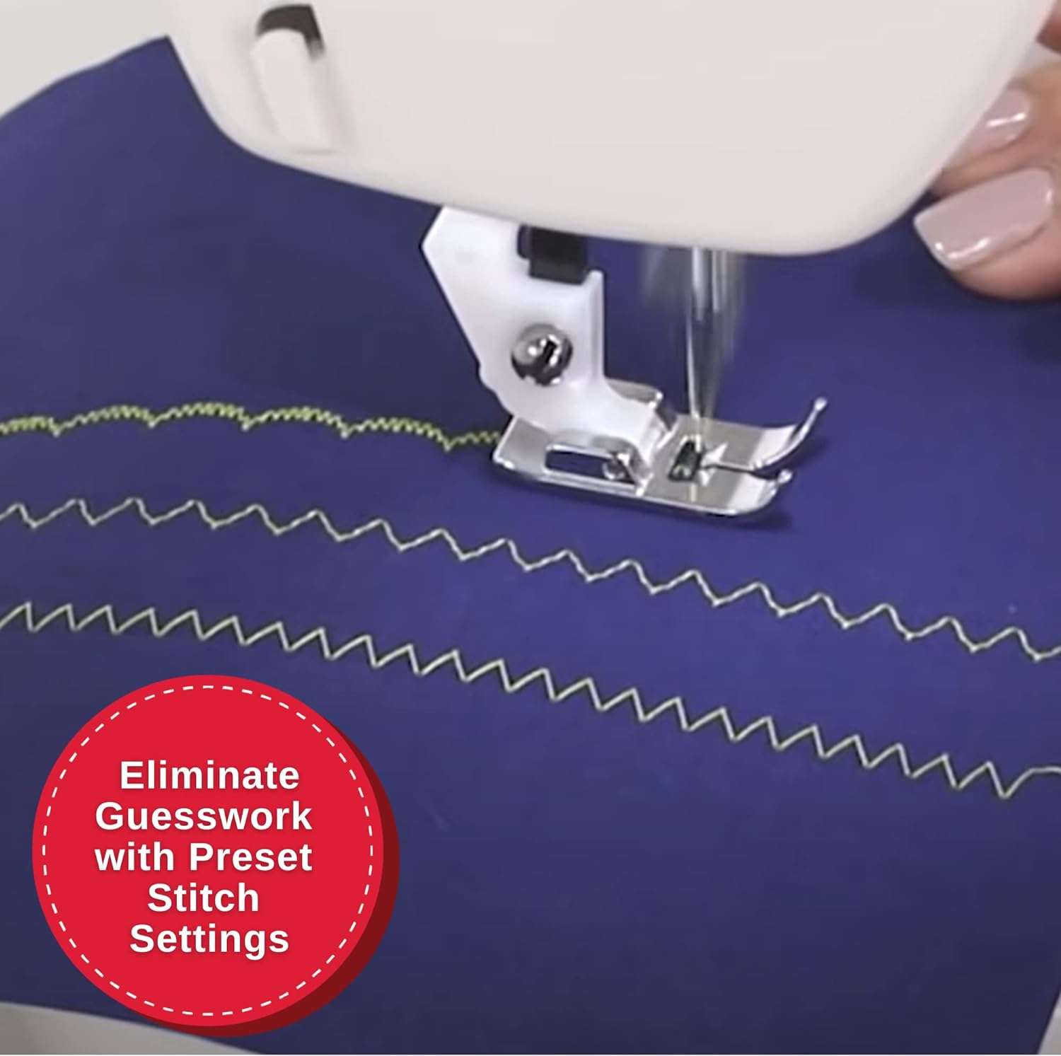 SINGER - Start 1304 Sewing Machine with 6 Built-in Stitches, Free Arm Sewing Machine - Best Sewing Machine for Beginners - 5
