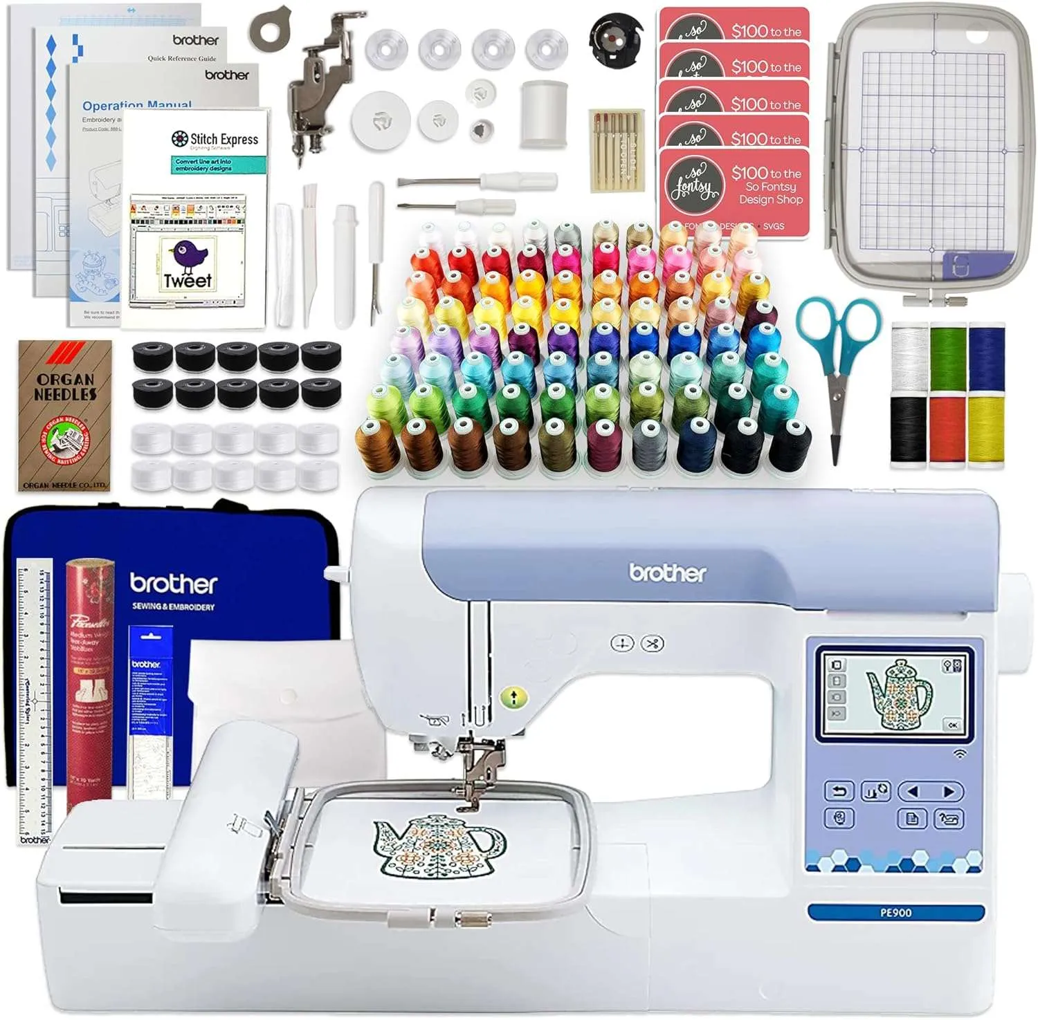 Brother Embroidery Machine w - product gallery view 1