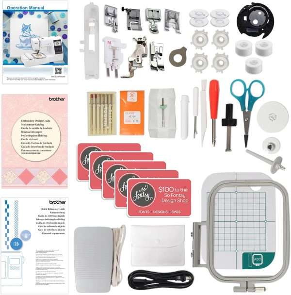 Brother SE700 Embroidery & Sewing Machine with 130 Spools & Accessories - 3