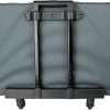 Everything Mary XXL Rolling Sewing Tote, Black & Floral - Rolling Carrying Storage Cover Case Compatible with Large Brother and Singer Machines - Universal Travel & Craft Tote Bag - 2