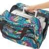 HOMEST Sewing Machine Carrying Case, Universal Tote Bag with Shoulder Strap Compatible with Most Standard Singer, Brother, Janome, Floral (Patent Design) - 2