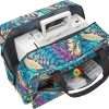 HOMEST Sewing Machine Carrying Case, Universal Tote Bag with Shoulder Strap Compatible with Most Standard Singer, Brother, Janome, Floral (Patent Design) - 3