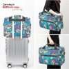 HOMEST Sewing Machine Carrying Case, Universal Tote Bag with Shoulder Strap Compatible with Most Standard Singer, Brother, Janome, Floral (Patent Design) - 6