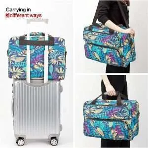 HOMEST Sewing Machine Carrying Case, Universal Tote Bag with Shoulder Strap Compatible with Most Standard Singer, Brother, Janome, Floral (Patent Design)