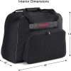 , Black, Spacious Fits Most Standard Sewing Machines and Sergers, Fully Padded Interior, Durable Canvas Exterior, Easy Zip, Large Front Pocket, Easy Transport 2