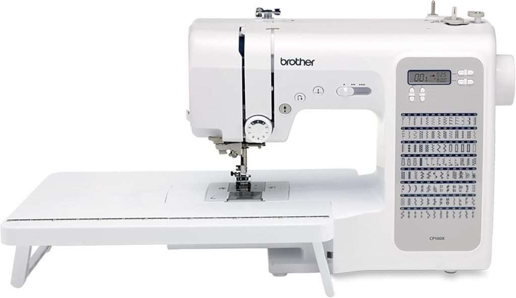 Brother CP100X computerized sewing machine for garment project planning