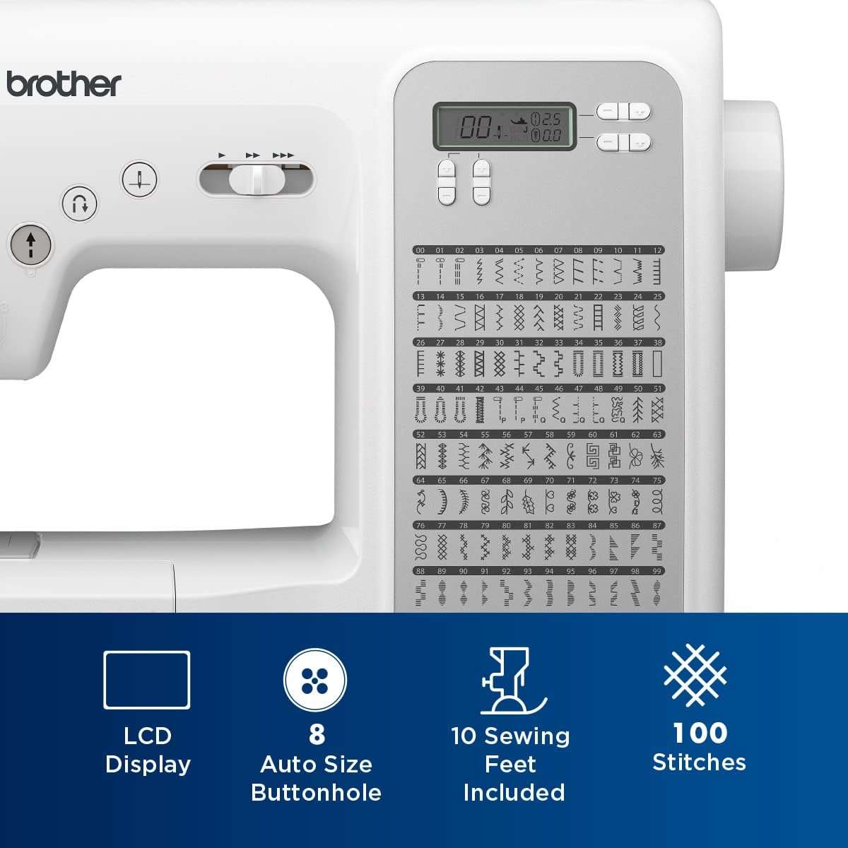 Brother CP100X Computerized Sewing and Quilting Machine - 4