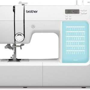 Brother CP60X Computerized Sewing Machine, 60 Built-in Stitches, LCD Display, 7 Included Feet, White - 1
