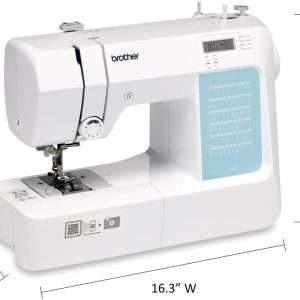 Brother CP60X Computerized Sewing Machine, 60 Built-in Stitches, LCD Display, 7 Included Feet, White - 3