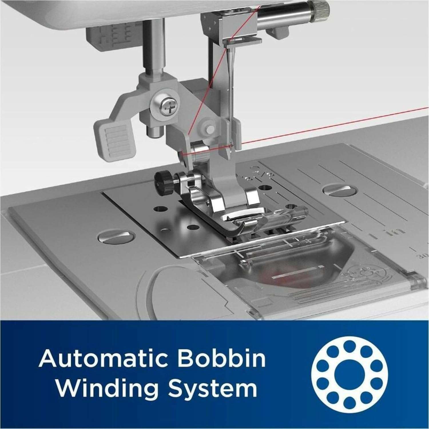Brother CP60X Computerized Sewing Machine, 60 Built-in Stitches, LCD Display, 7 Included Feet, White - 7