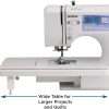 and , HC1850, 185 Built in Stitches, LCD Display, 8 Included Feet 2