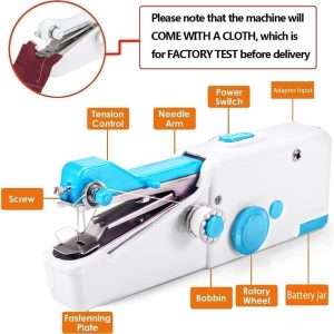 Handheld Sewing Machine, Mini Sewing Machine For Beginners, Battery And Usb Operated Pocket Sewing Machines, Easy To Operate Portable Sewing Machine For Beginners - 2