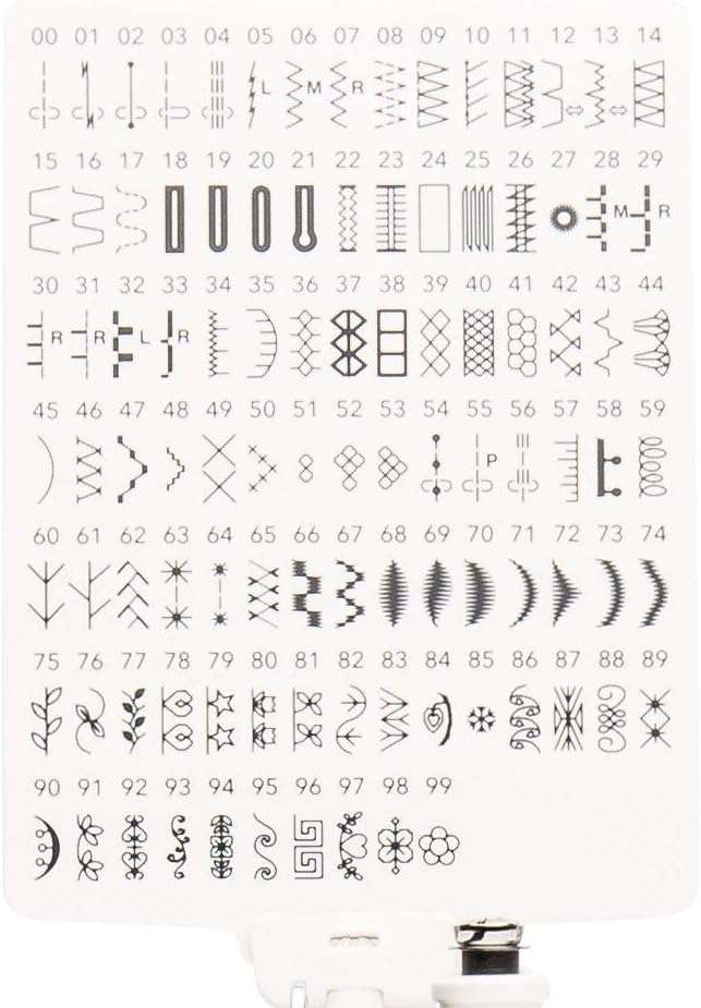 Janome JW8100 Fully-Featured Computerized Sewing Machine with 100 Stitches, 7 Buttonholes, Hard Cover, Extension Table and 22 Accessories - 8
