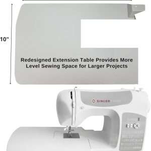 SINGER C5200 Computerized Sewing & Quilting Machine with Extension Table & Accessory Kit - 180 Stitch Applications, Touch Button Stitch Selection, LCD Screen, Full Metal Frame & 1-step Buttonhole - 6