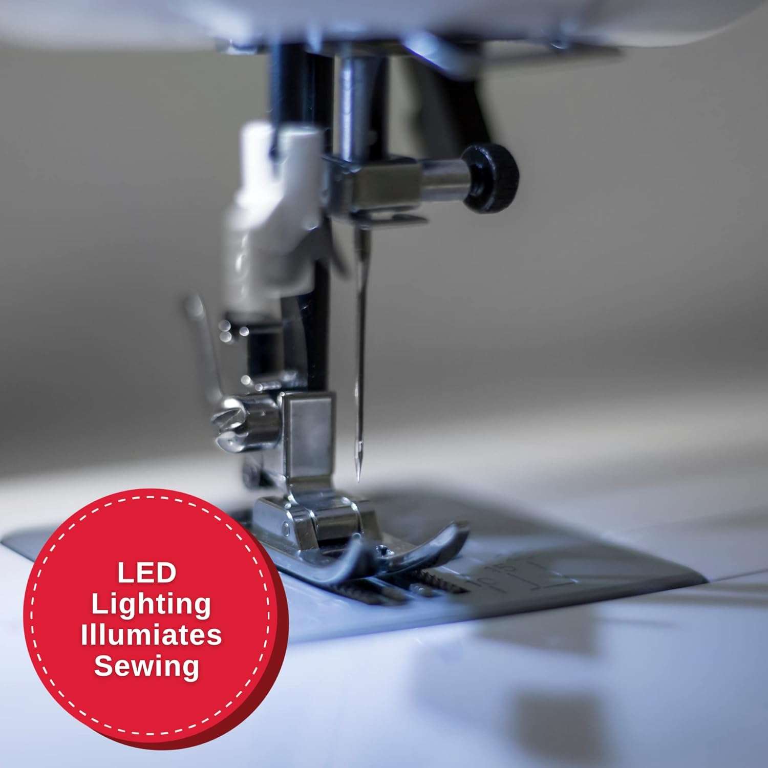 SINGER C5200 Computerized Sewing & Quilting Machine with Extension Table & Accessory Kit - 180 Stitch Applications, Touch Button Stitch Selection, LCD Screen, Full Metal Frame & 1-step Buttonhole - 8