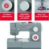 Sewing Machine with Extension Table & Accessory Kit Strong Motor with Enhanced Piercing Power, 110 Stitch Applications, Full Metal frame 5